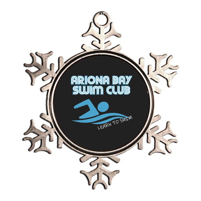 Arizona Bay Swim Club Learn To Swim Team Metallic Star Ornament