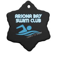 Arizona Bay Swim Club Learn To Swim Team Ceramic Star Ornament