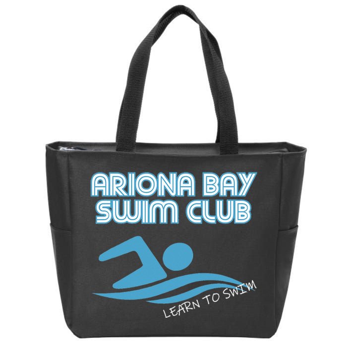 Arizona Bay Swim Club Learn To Swim Team Zip Tote Bag