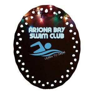 Arizona Bay Swim Club Learn To Swim Team Ceramic Oval Ornament