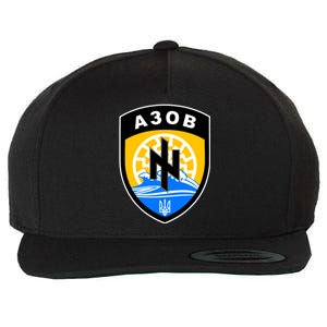 Azov Battalion Support Ukraine Military Wool Snapback Cap