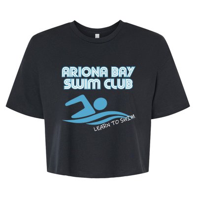 Arizona Bay Swim Club Learn To Swim Team Bella+Canvas Jersey Crop Tee