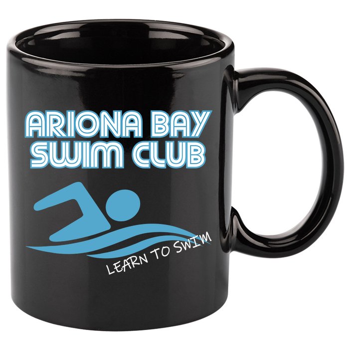 Arizona Bay Swim Club Learn To Swim Team 11oz C Handle Ceramic Mug