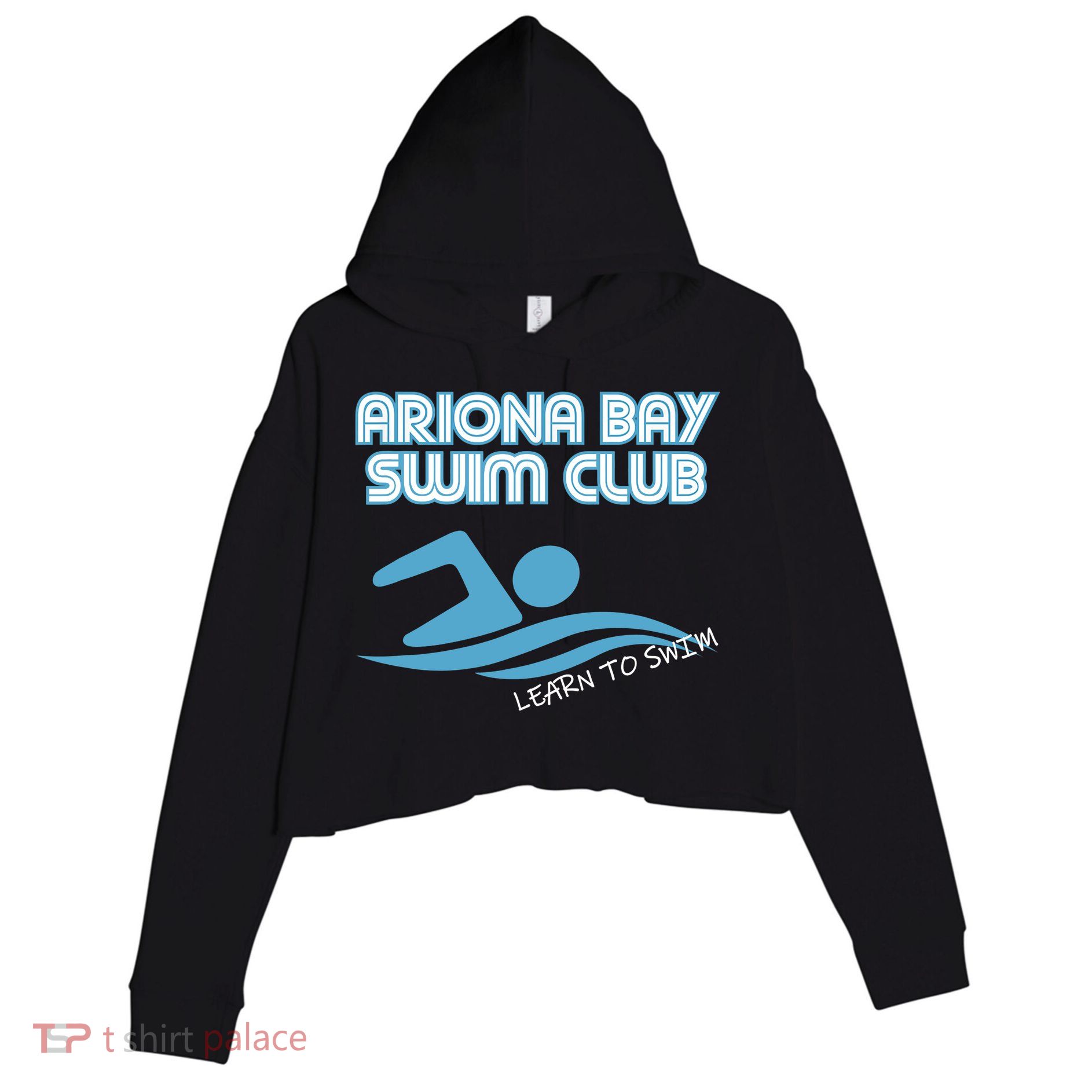 Arizona Bay Swim Club Learn To Swim Team Crop Fleece Hoodie