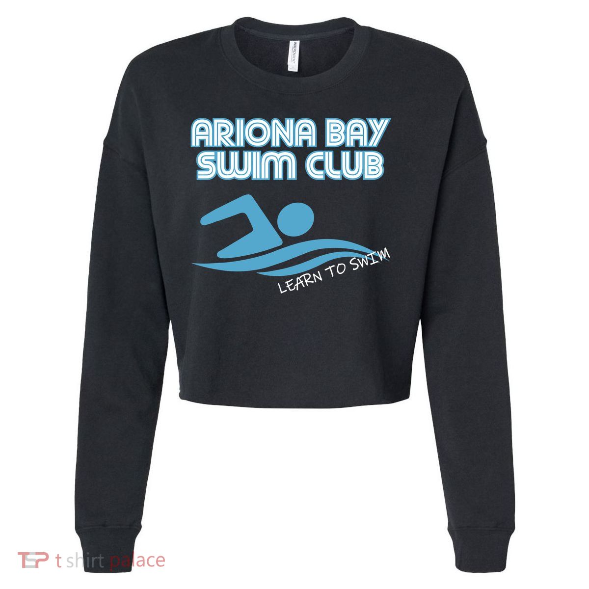 Arizona Bay Swim Club Learn To Swim Team Cropped Pullover Crew
