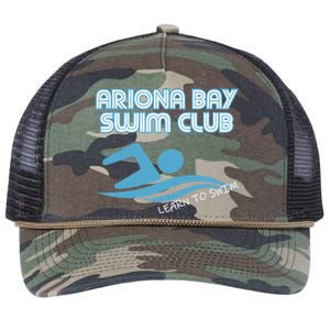 Arizona Bay Swim Club Learn To Swim Team Retro Rope Trucker Hat Cap