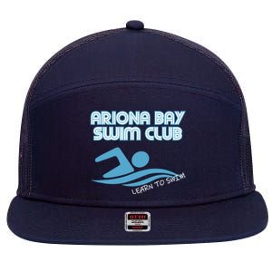 Arizona Bay Swim Club Learn To Swim Team 7 Panel Mesh Trucker Snapback Hat