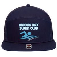 Arizona Bay Swim Club Learn To Swim Team 7 Panel Mesh Trucker Snapback Hat