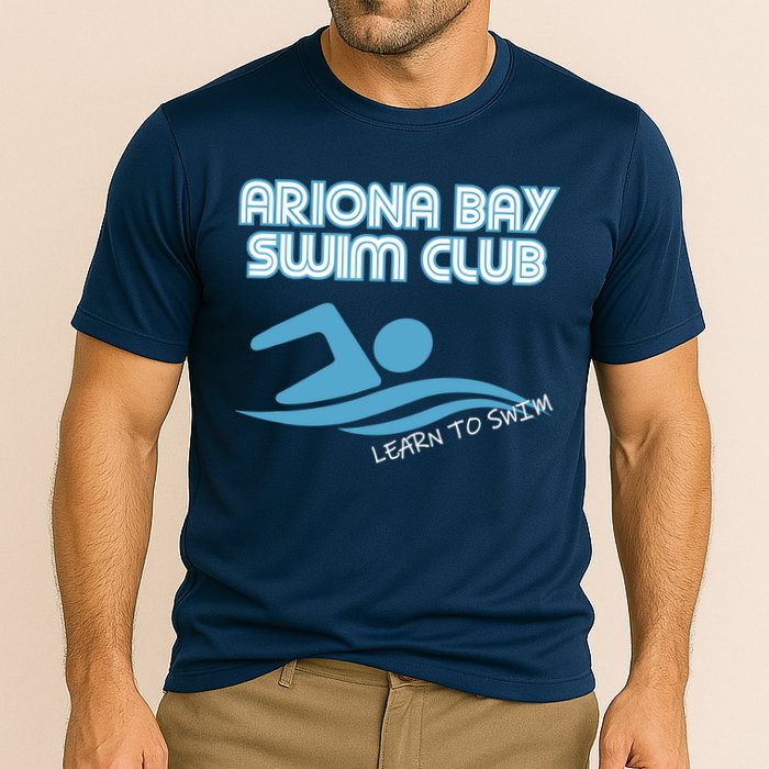 Arizona Bay Swim Club Learn To Swim Team Cooling Performance Crew T-Shirt