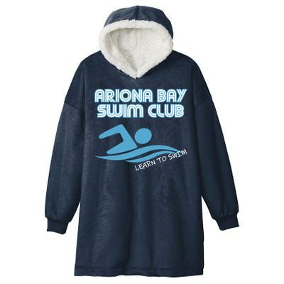 Arizona Bay Swim Club Learn To Swim Team Hooded Wearable Blanket