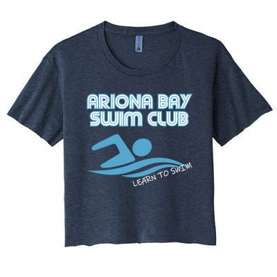 Arizona Bay Swim Club Learn To Swim Team Women's Crop Top Tee