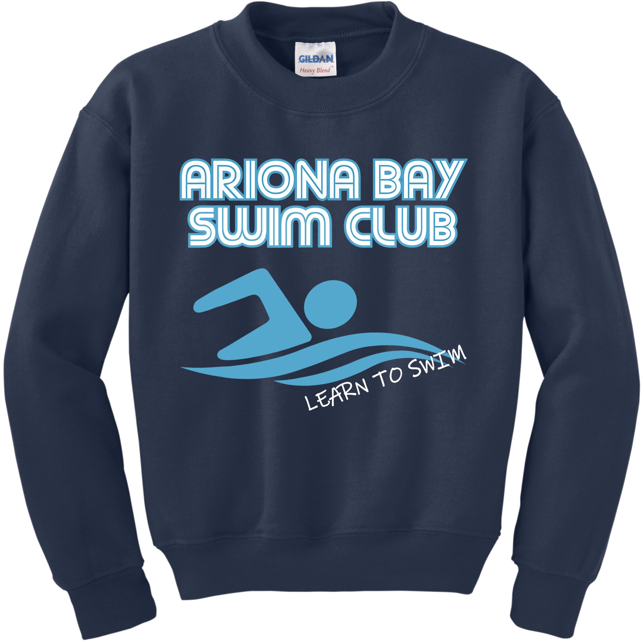 Arizona Bay Swim Club Learn To Swim Team Kids Sweatshirt