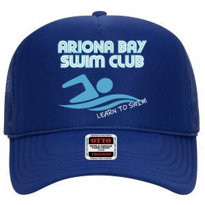 Arizona Bay Swim Club Learn To Swim Team High Crown Mesh Back Trucker Hat