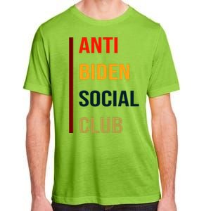 Anti Biden Social Club Pocket Logo Adult ChromaSoft Performance T-Shirt