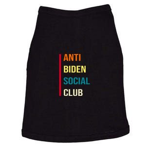 Anti Biden Social Club Pocket Logo Doggie Tank