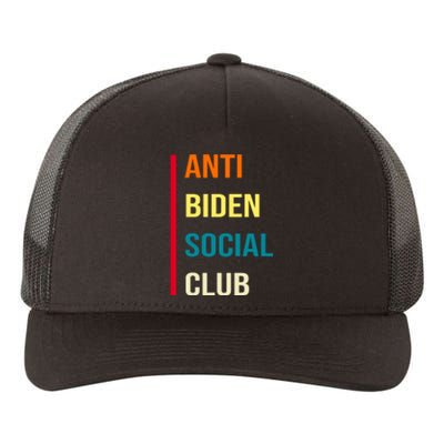 Anti Biden Social Club Pocket Logo Yupoong Adult 5-Panel Trucker Hat