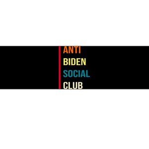 Anti Biden Social Club Pocket Logo Bumper Sticker