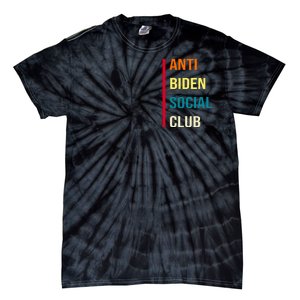 Anti Biden Social Club Pocket Logo Tie-Dye T-Shirt