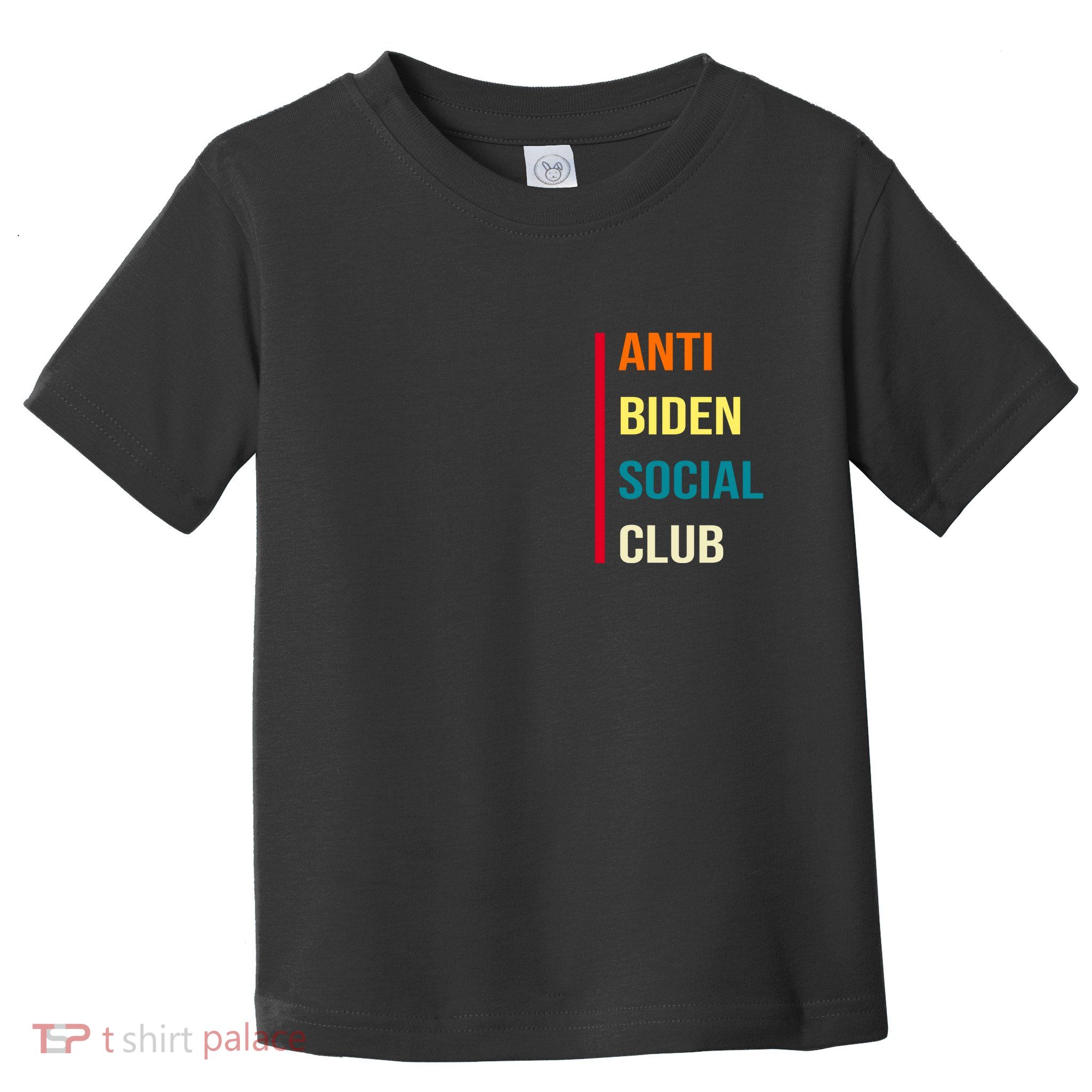 Anti Biden Social Club Pocket Logo Toddler T-Shirt