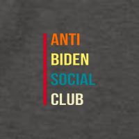 Anti Biden Social Club Pocket Logo Vector Backpack