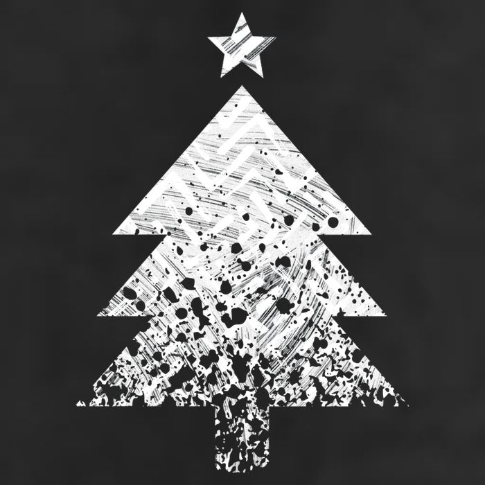 Abstract Big Christmas Tree Cool Comfort Performance Bucket Hat