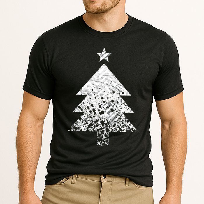 Abstract Big Christmas Tree Performance Shirt