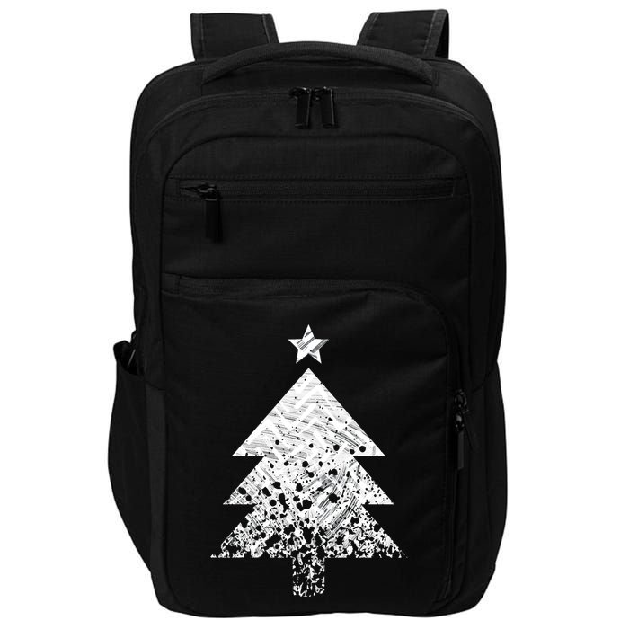 Abstract Big Christmas Tree Impact Tech Backpack