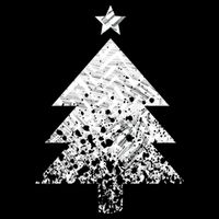 Abstract Big Christmas Tree Impact Tech Backpack