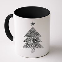 Abstract Big Christmas Tree Mug