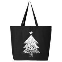 Abstract Big Christmas Tree 25L Jumbo Tote