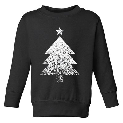 Abstract Big Christmas Tree Toddler Sweatshirt