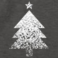 Abstract Big Christmas Tree Vector Backpack
