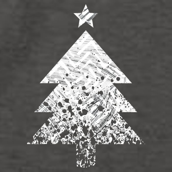 Abstract Big Christmas Tree Vector Backpack
