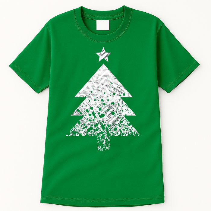 Abstract Big Christmas Tree Tall T-Shirt
