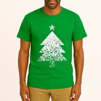 Abstract Big Christmas Tree Tall T-Shirt