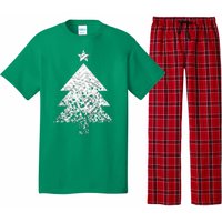 Abstract Big Christmas Tree Pajama Set