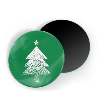 Abstract Big Christmas Tree Magnet