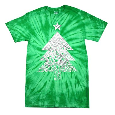 Abstract Big Christmas Tree Tie-Dye T-Shirt