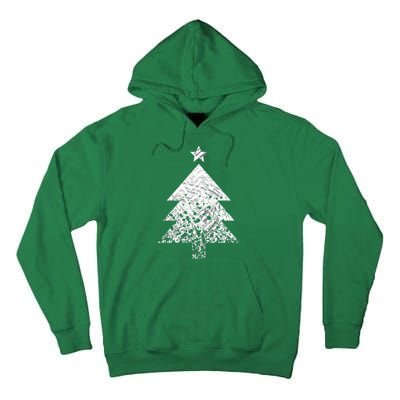 Abstract Big Christmas Tree Tall Hoodie