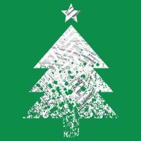 Abstract Big Christmas Tree Womens T-Shirt