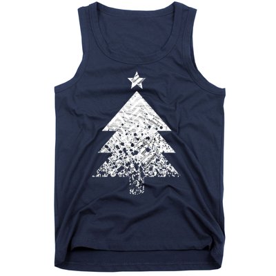 Abstract Big Christmas Tree Tank Top