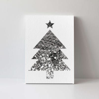 Abstract Big Christmas Tree Canvas