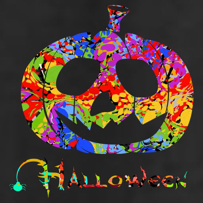 Abstract Halloween Pumpkin Adult Drive Performance Visor