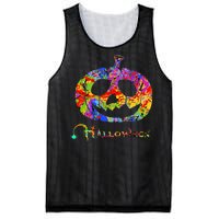 Abstract Halloween Pumpkin Mesh Reversible Basketball Jersey Tank