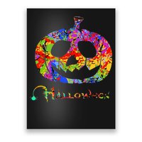 Abstract Halloween Pumpkin Poster