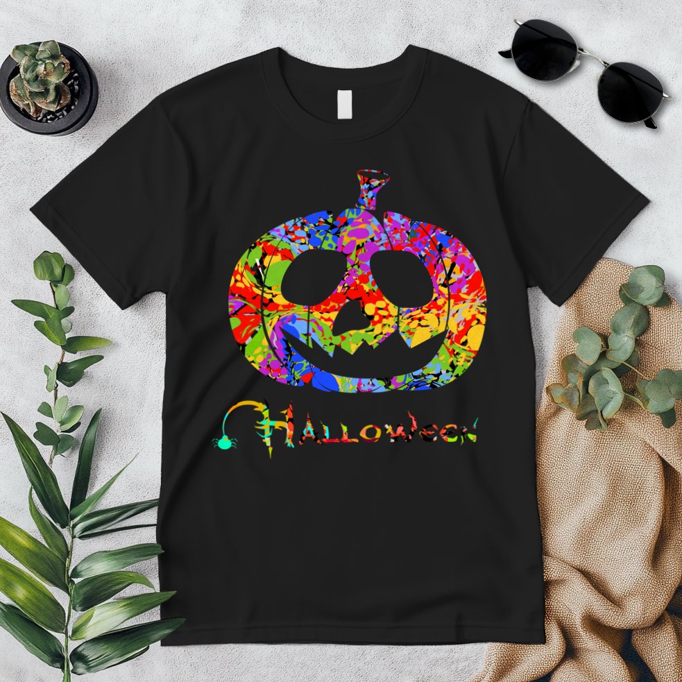 Abstract Halloween Pumpkin Premium T-Shirt