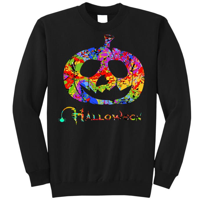 Abstract Halloween Pumpkin Tall Sweatshirt