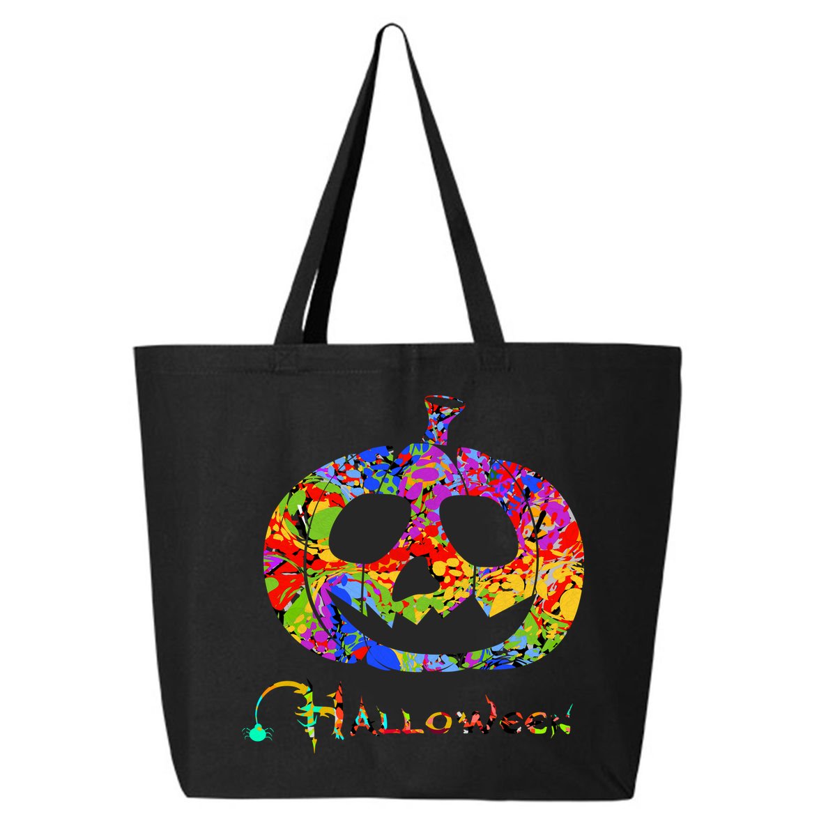 Abstract Halloween Pumpkin 25L Jumbo Tote