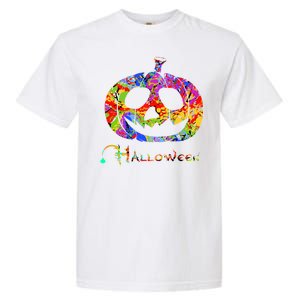 Abstract Halloween Pumpkin Garment-Dyed Heavyweight T-Shirt