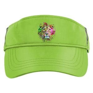 Abstract Lion Adult Drive Performance Visor